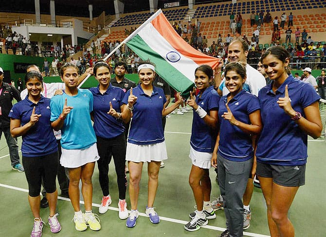Fed Cup: Sizzling Sania leads India to Asia/Oceania Group triumph in Hyderabad